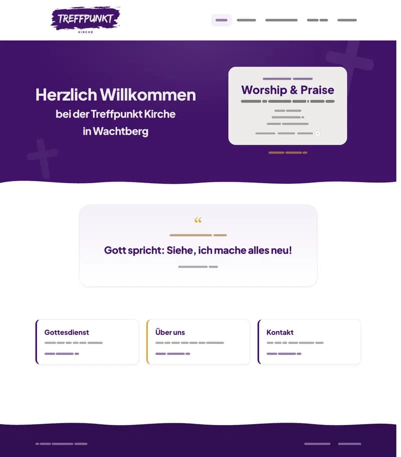 Startseite von treffpunkt-kirche.org